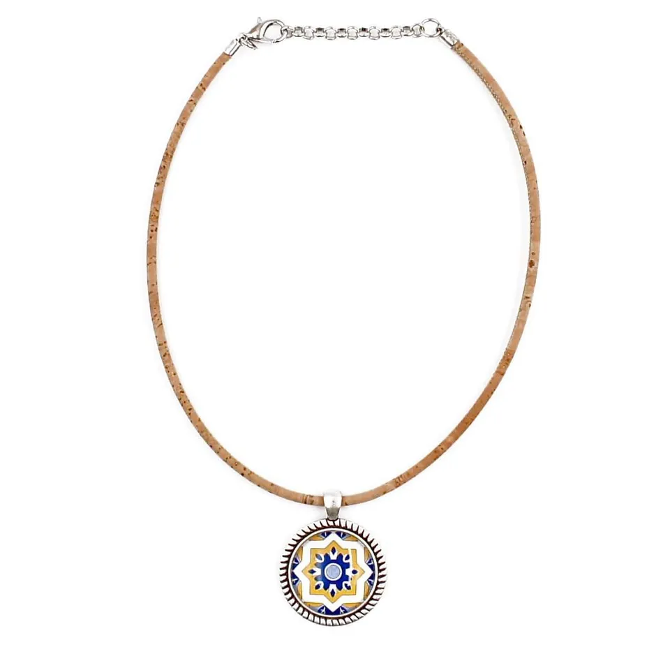 luisa-paix-o-collier-li-ge-pendentif-azulejos-m-tal image 1