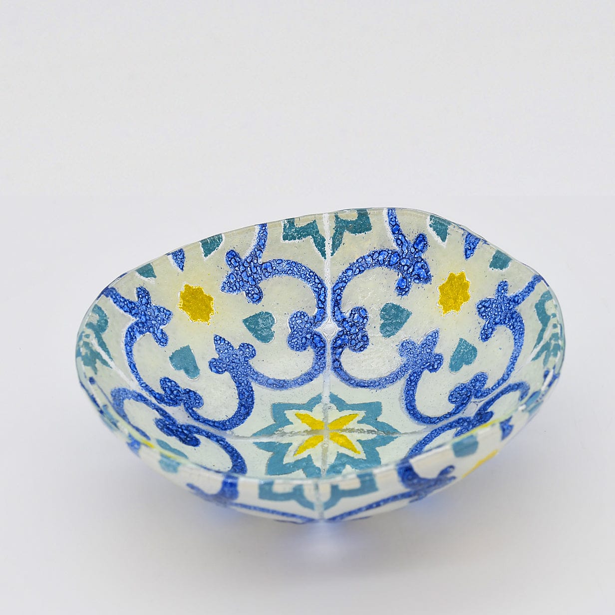 luisa-paix-o-vaisselle-portugaise-saladier-verre-marinha-grande-20-cm image 2