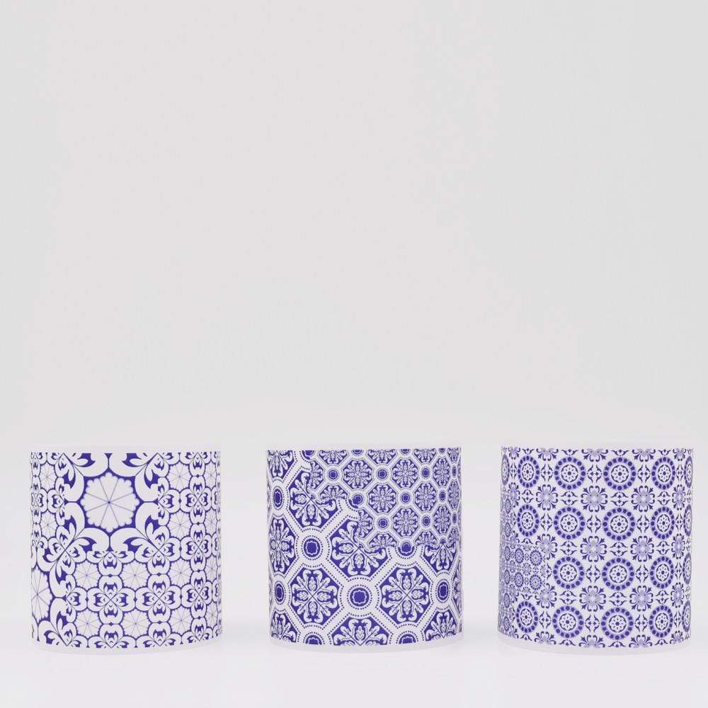 luisa-paix-o-azulejos-porte-bougie-lot-de-3 image 1