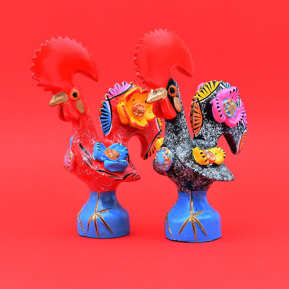 luisa-paix-o-coq-de-barcelos-15-cm-noir-figurine-c-ramique image 4