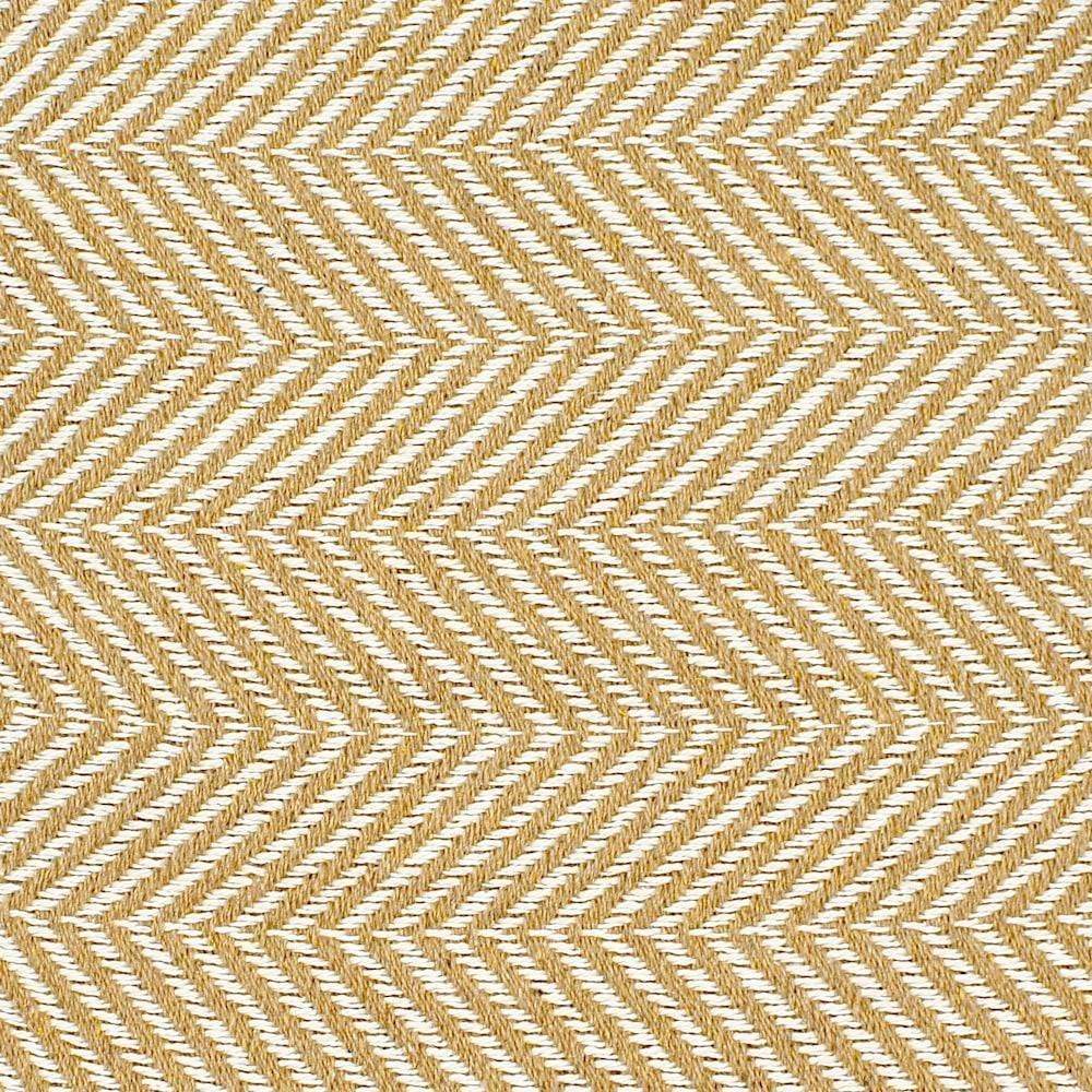 luisa-paix-o-plaid-coton-beige-chevrons-135x200-blanc-cass image 3