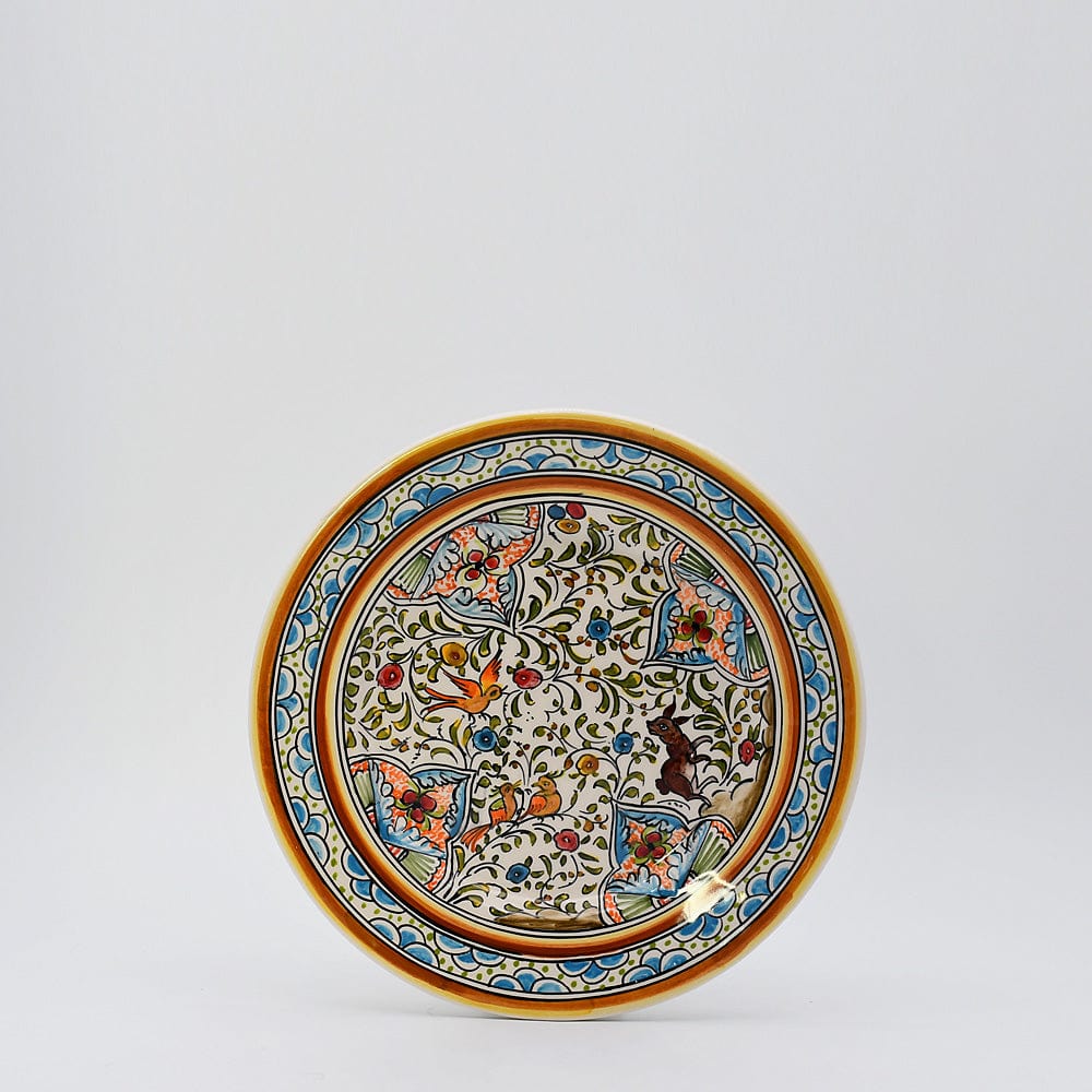 luisa-paix-o-coimbra-assiette-c-ramique-22-cm-peinte-main image 1