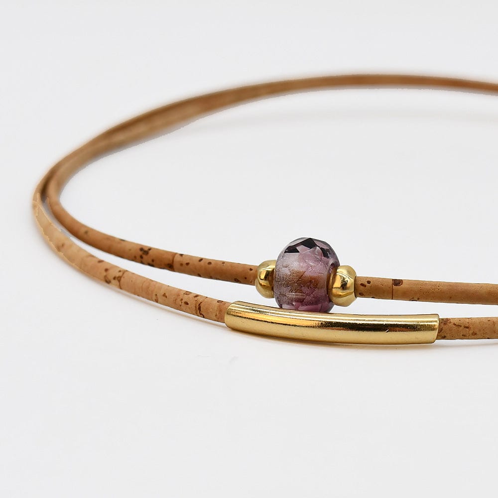 luisa-paix-o-collier-li-ge-perle-rose-52cm-fermoir-aimant image 3