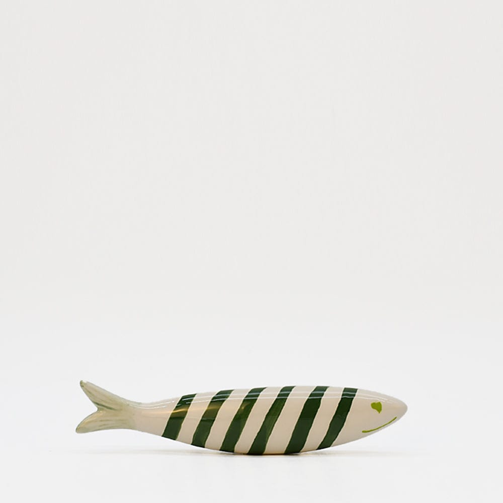 luisa-paix-o-sardine-souriante-en-c-ramique-verte-19-cm image 1