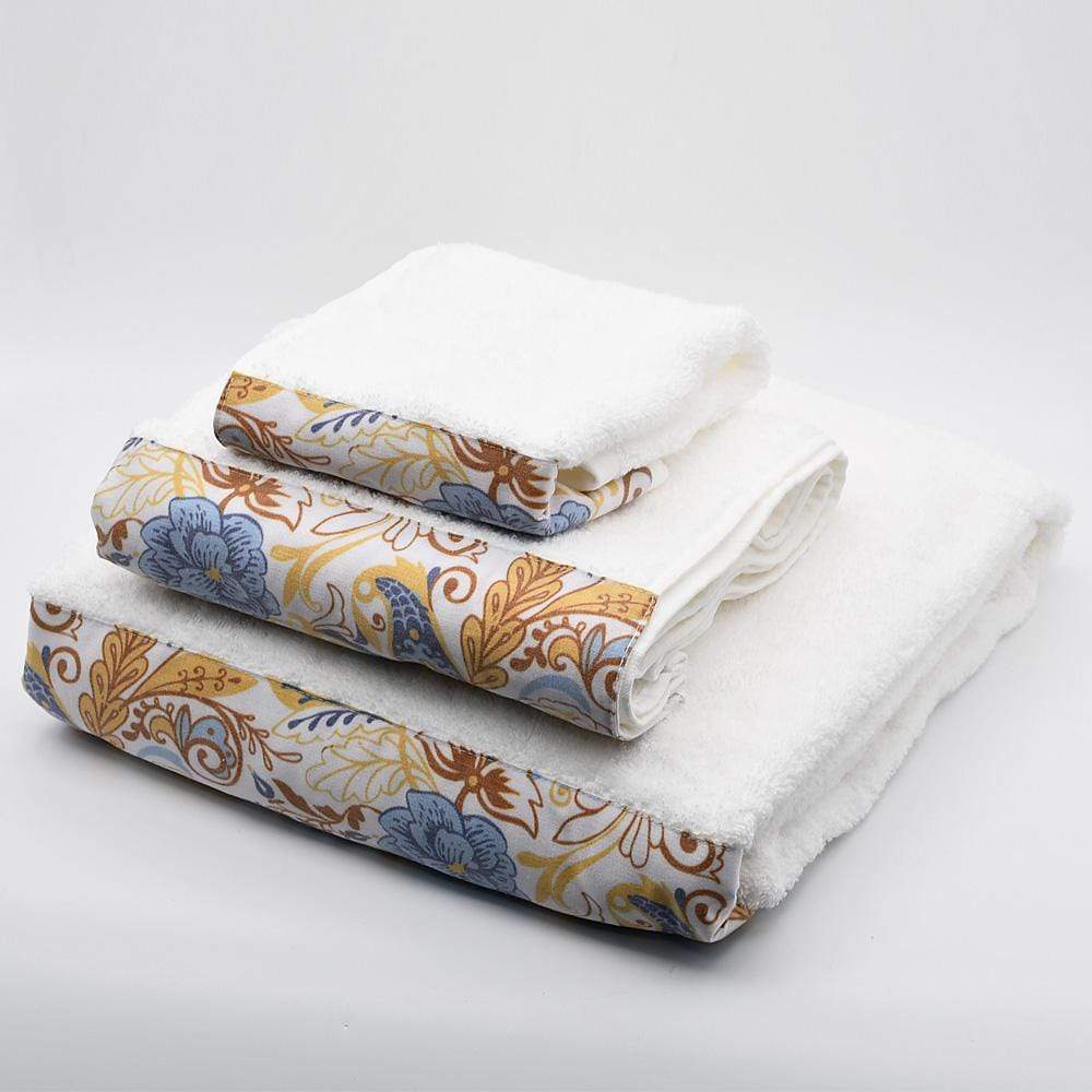 luisa-paix-o-linge-parure-de-bain-coton-blanc-bleu-3-pi-ces image 2