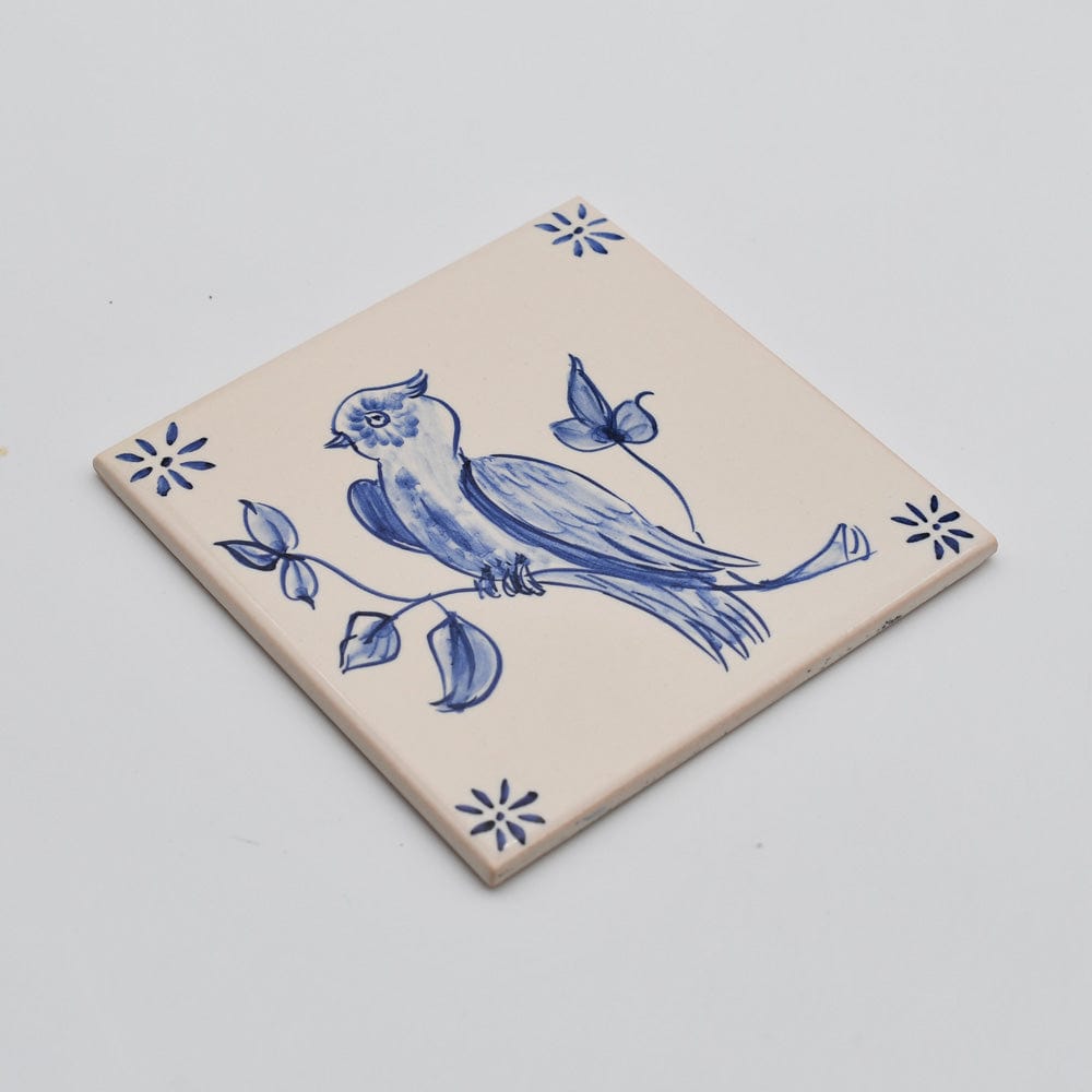 luisa-paix-o-azulejos-carreau-fa-ence-11x11-cm-motif-oiseau-bleu image 2
