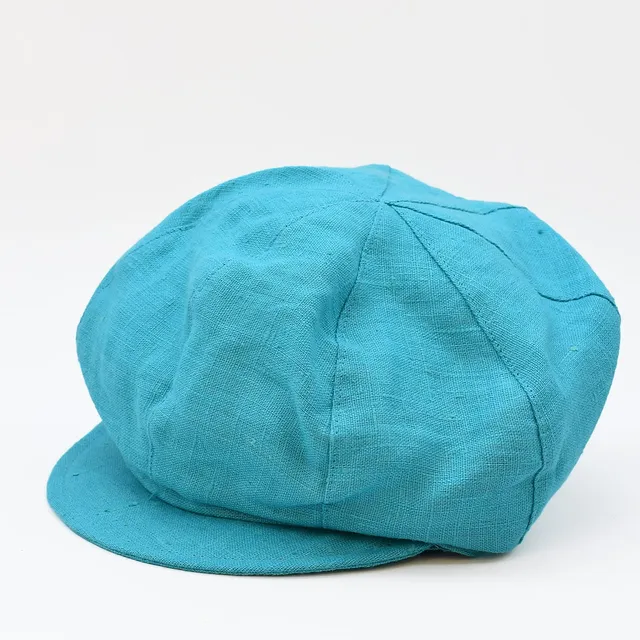 luisa-paix-o-gavroche-en-lin-turquoise-taille-unique-100-lin image 1