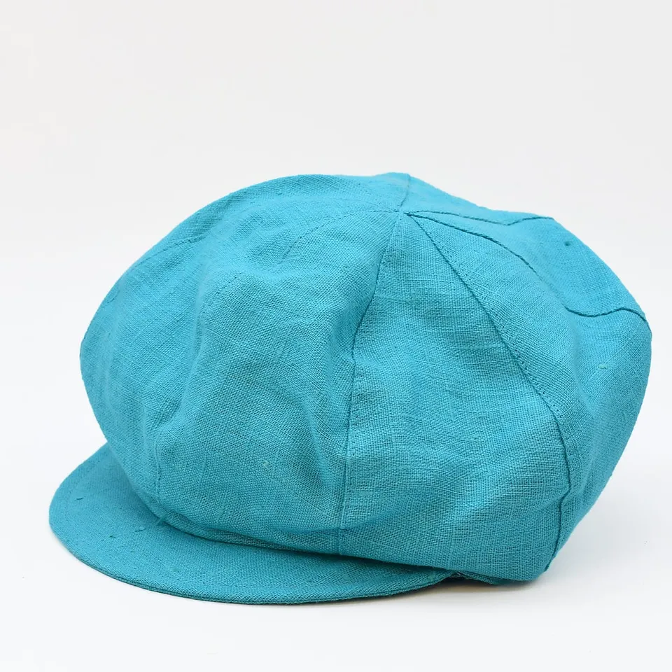 luisa-paix-o-gavroche-en-lin-turquoise-taille-unique-100-lin image 1