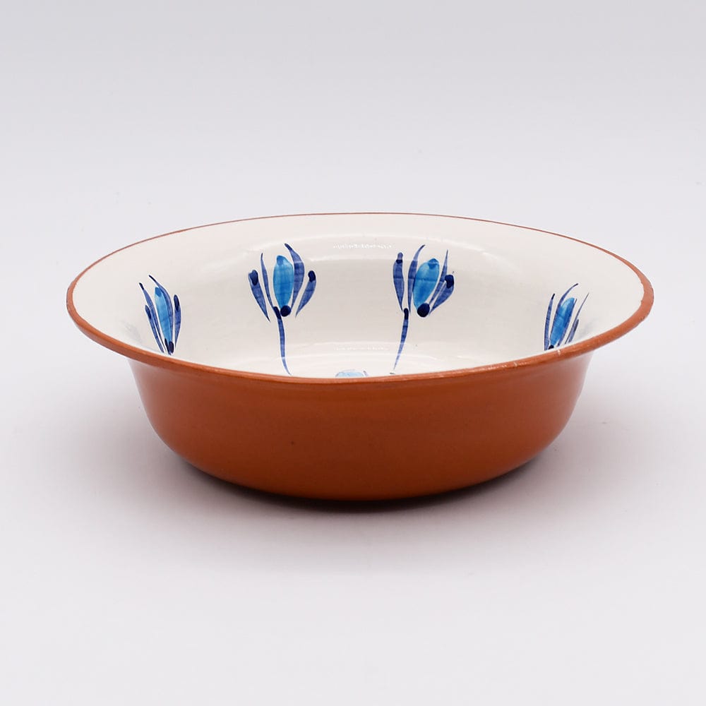 luisa-paix-o-vaisselle-saladier-terre-cuite-turquoise-19cm-fait-main image 3