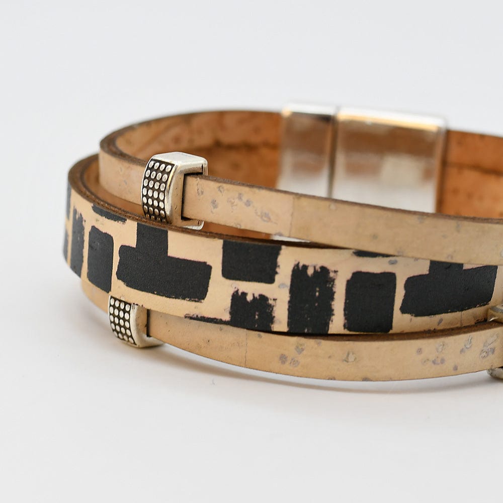 luisa-paix-o-bijoux-bracelet-li-ge-3-lani-res-fermoir-magn-tique image 3