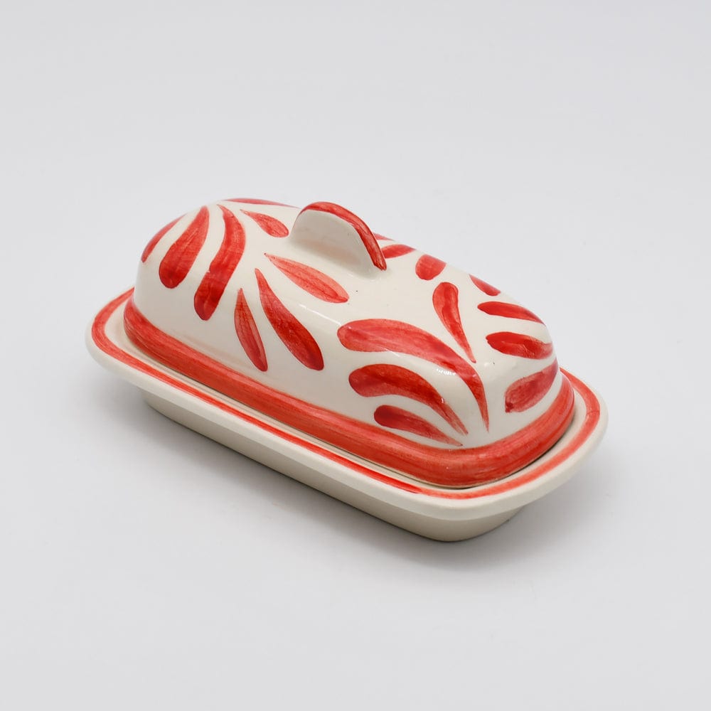luisa-paix-o-vaisselle-portugaise-beurrier-andorinha-rouge-17-cm image 3