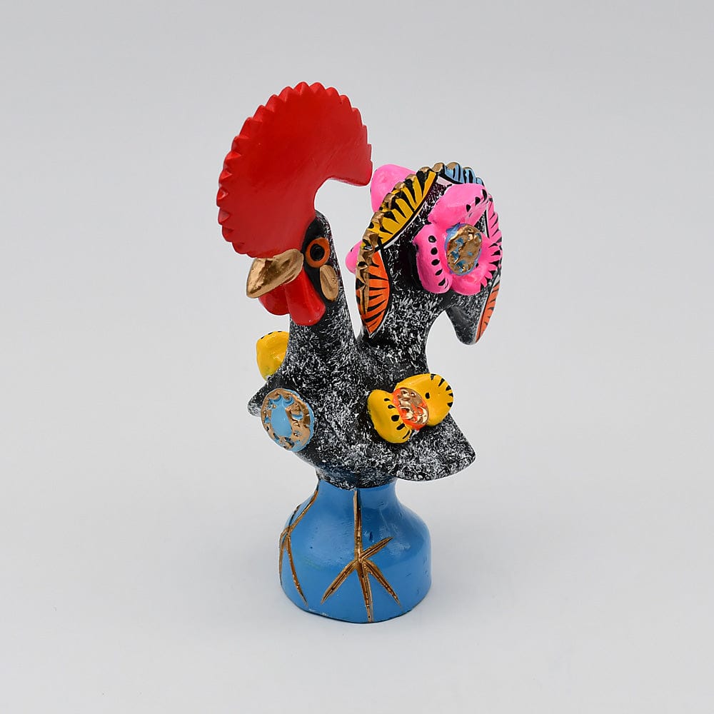 luisa-paix-o-coq-de-barcelos-15-cm-noir-figurine-c-ramique image 2