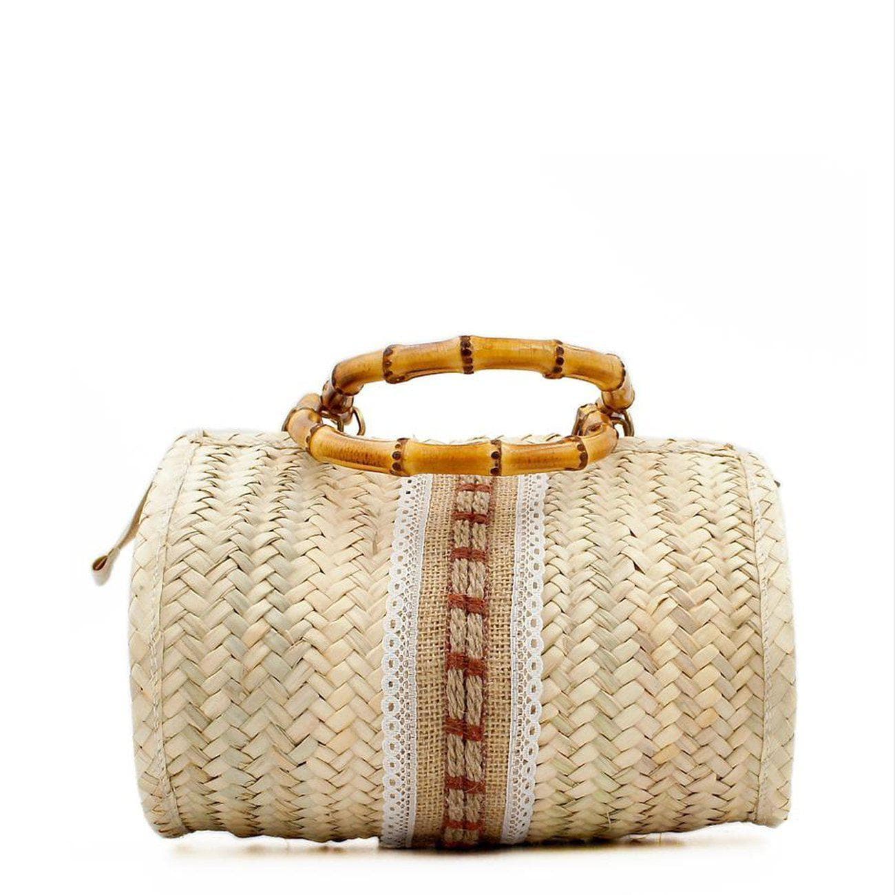 luisa-paix-o-accessoires-du-portugal-sac-paille-tress-e-bambou-27-cm image 1
