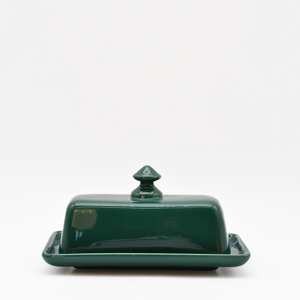 luisa-paix-o-vaisselle-portugaise-beurrier-c-ramique-vert-artisanal image 1