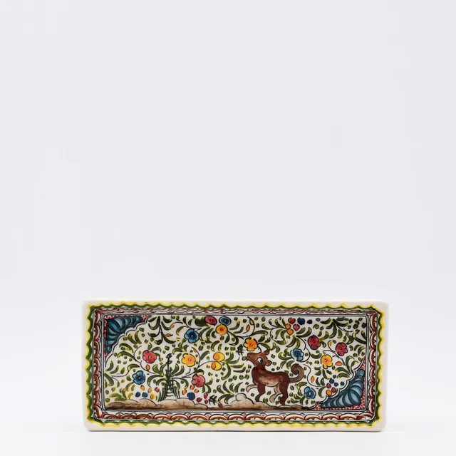 luisa-paix-o-coimbra-plat-service-c-ramique-23cm-peint-main image 1