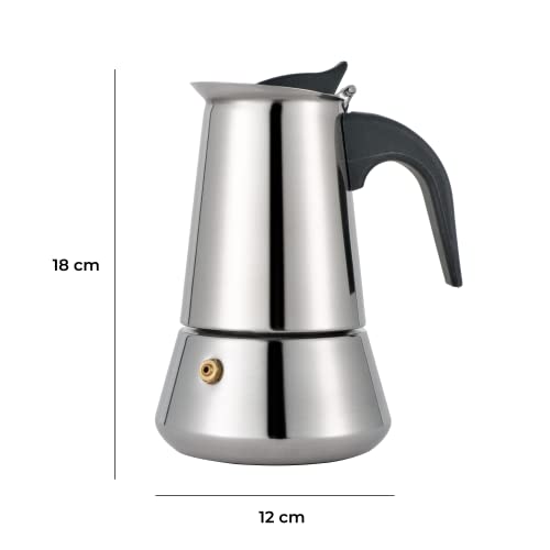 baroni-home-cucina-moka-cafeti-re-expresso-acier-6-tasses image 8
