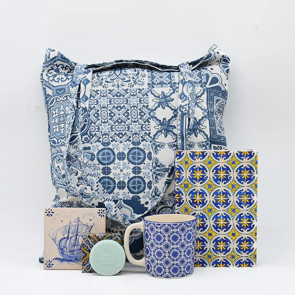 luisa-paix-o-azulejos-sac-cadeau-tote-mug-savon-5-pi-ces image 1