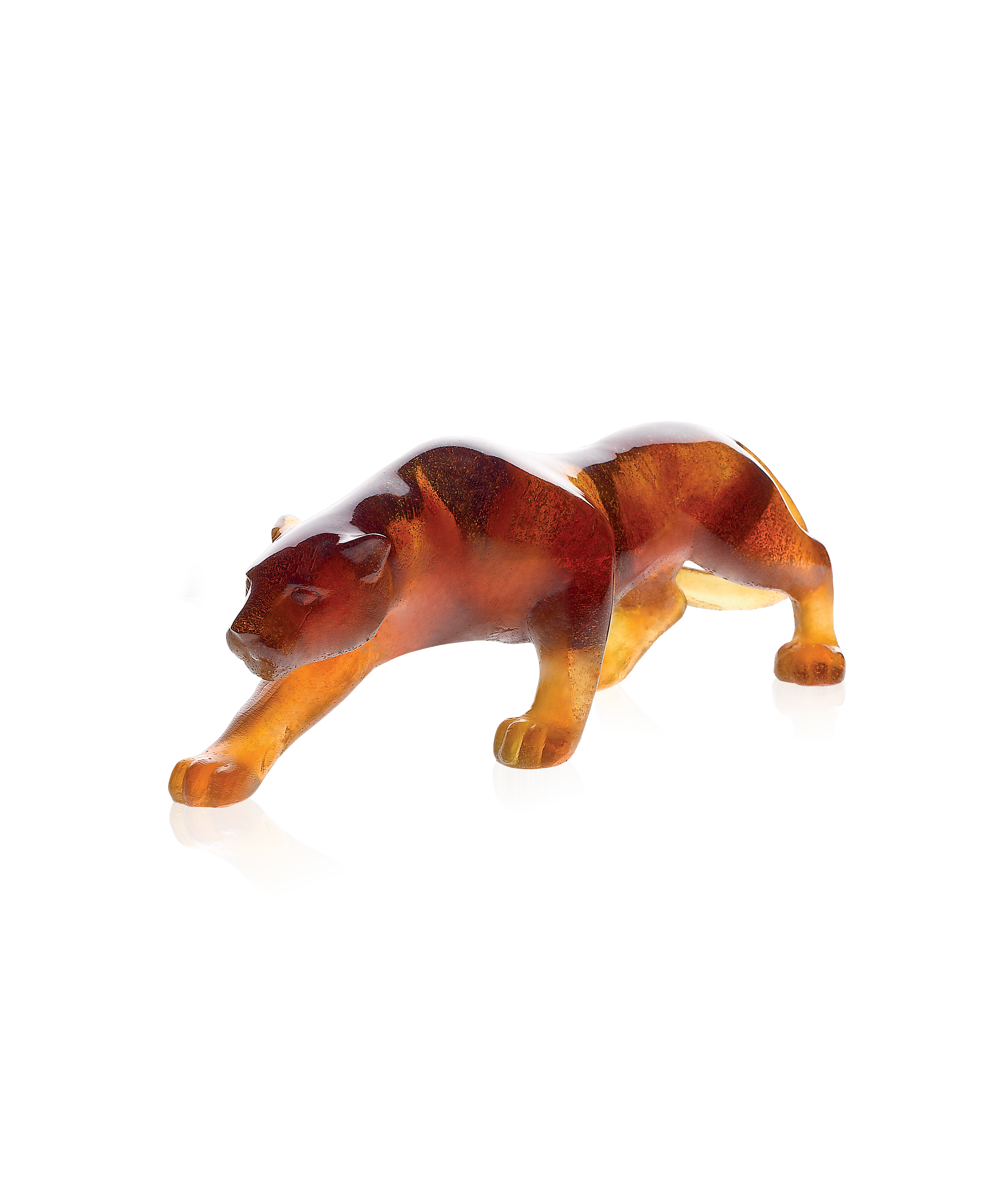 daum-univers-animalier-panth-re-petit-mod-le-sculpture-ambre image 1