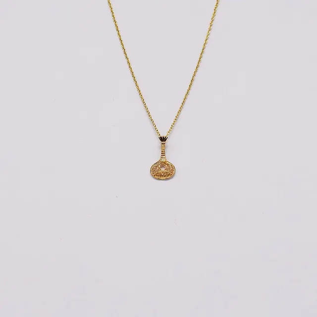 luisa-paix-o-fado-i-collier-argent-dor-guitare-45-cm image 1