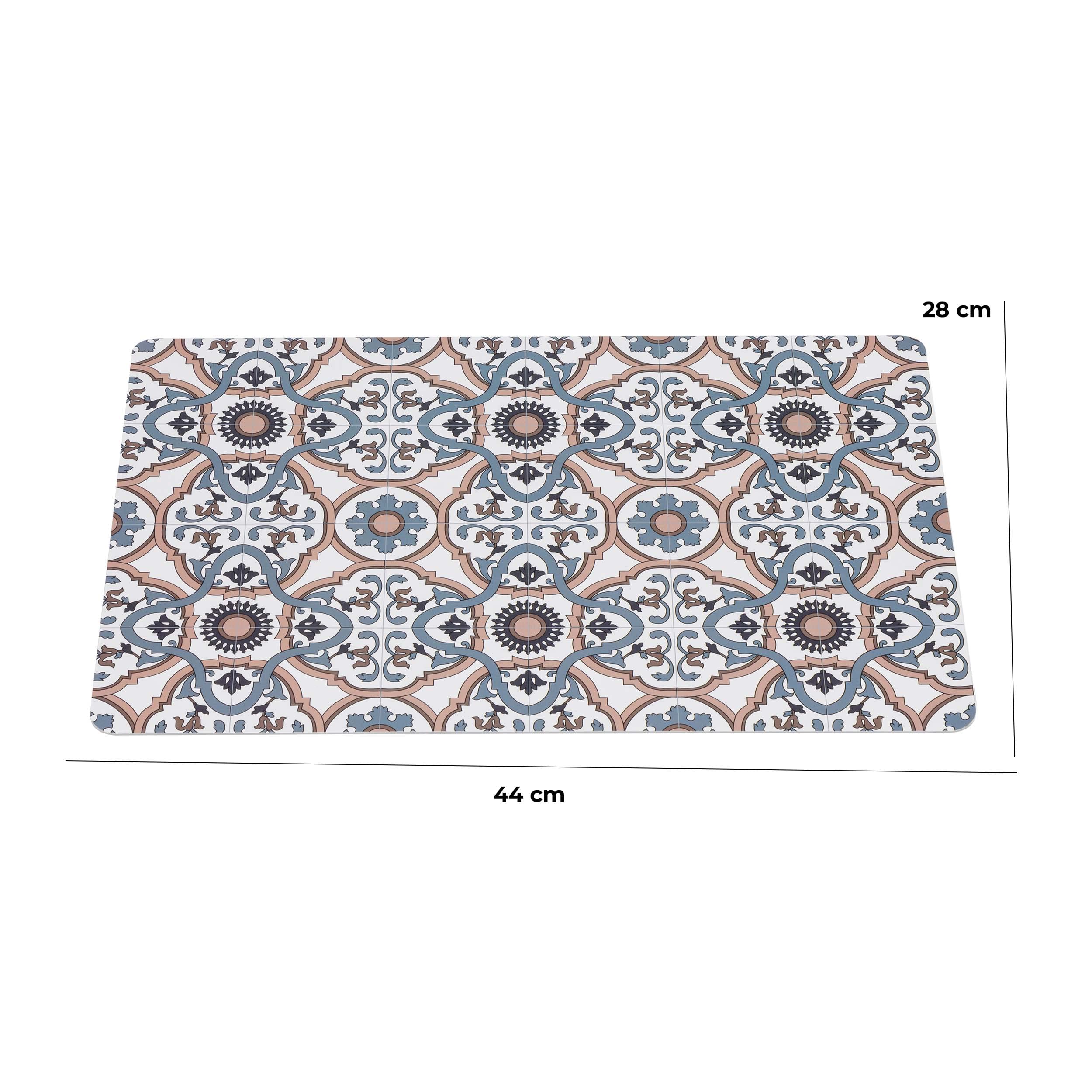 baroni-home-cucina-lot-6-sets-de-table-pvc-connu-44x28cm image 2