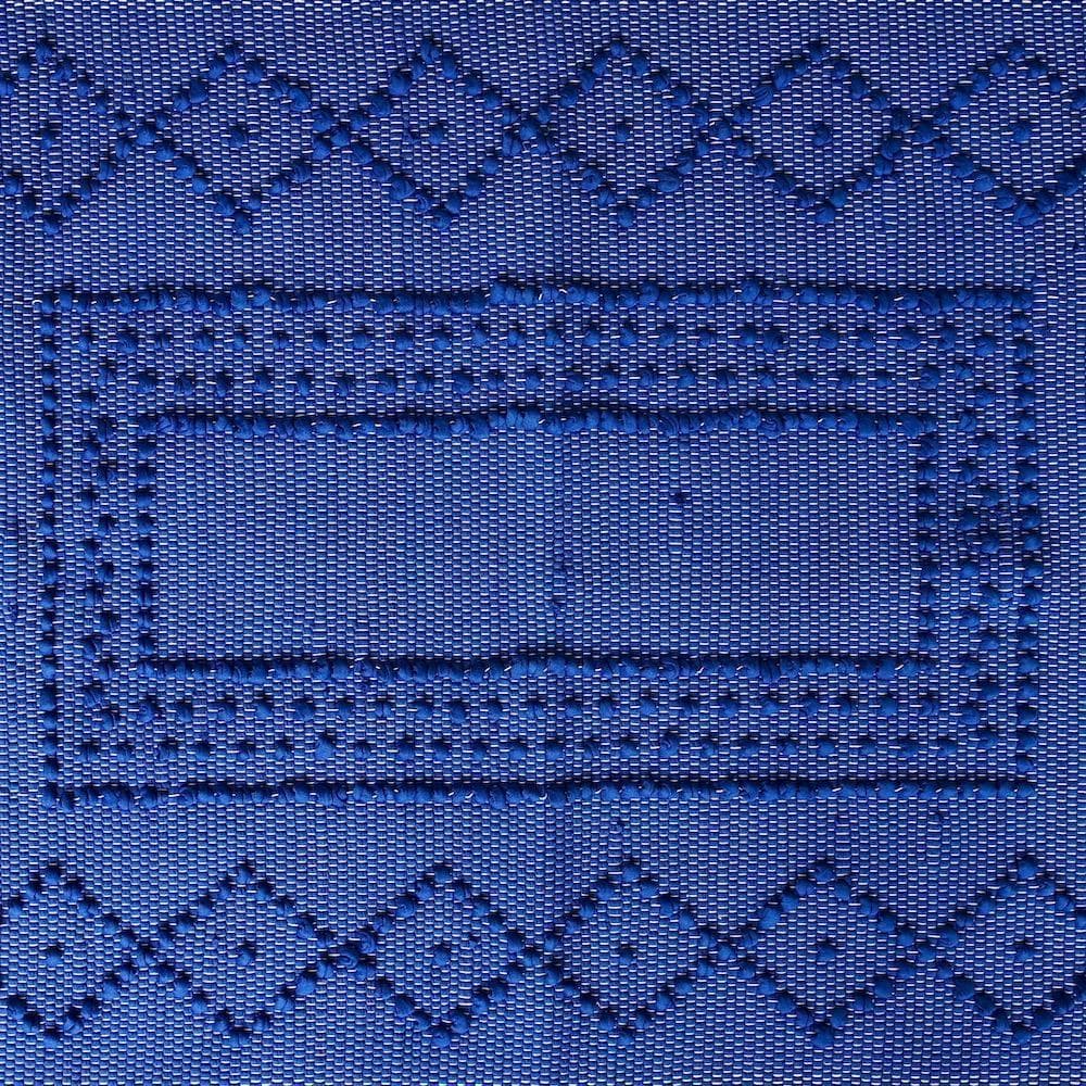 luisa-paix-o-linge-de-maison-tapis-coton-bleu-dur-100x50-cm image 1