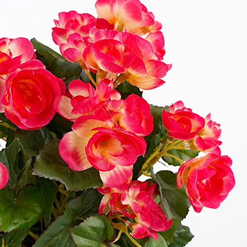 mica-decorations-b-gonia-artificiel-rose-fonc-37-cm-pot image 6