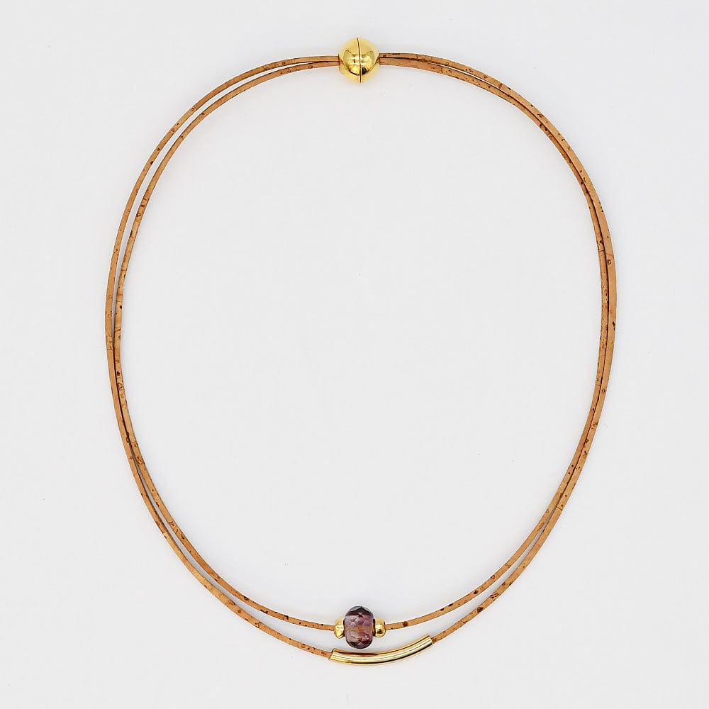 luisa-paix-o-collier-li-ge-perle-rose-52cm-fermoir-aimant image 1