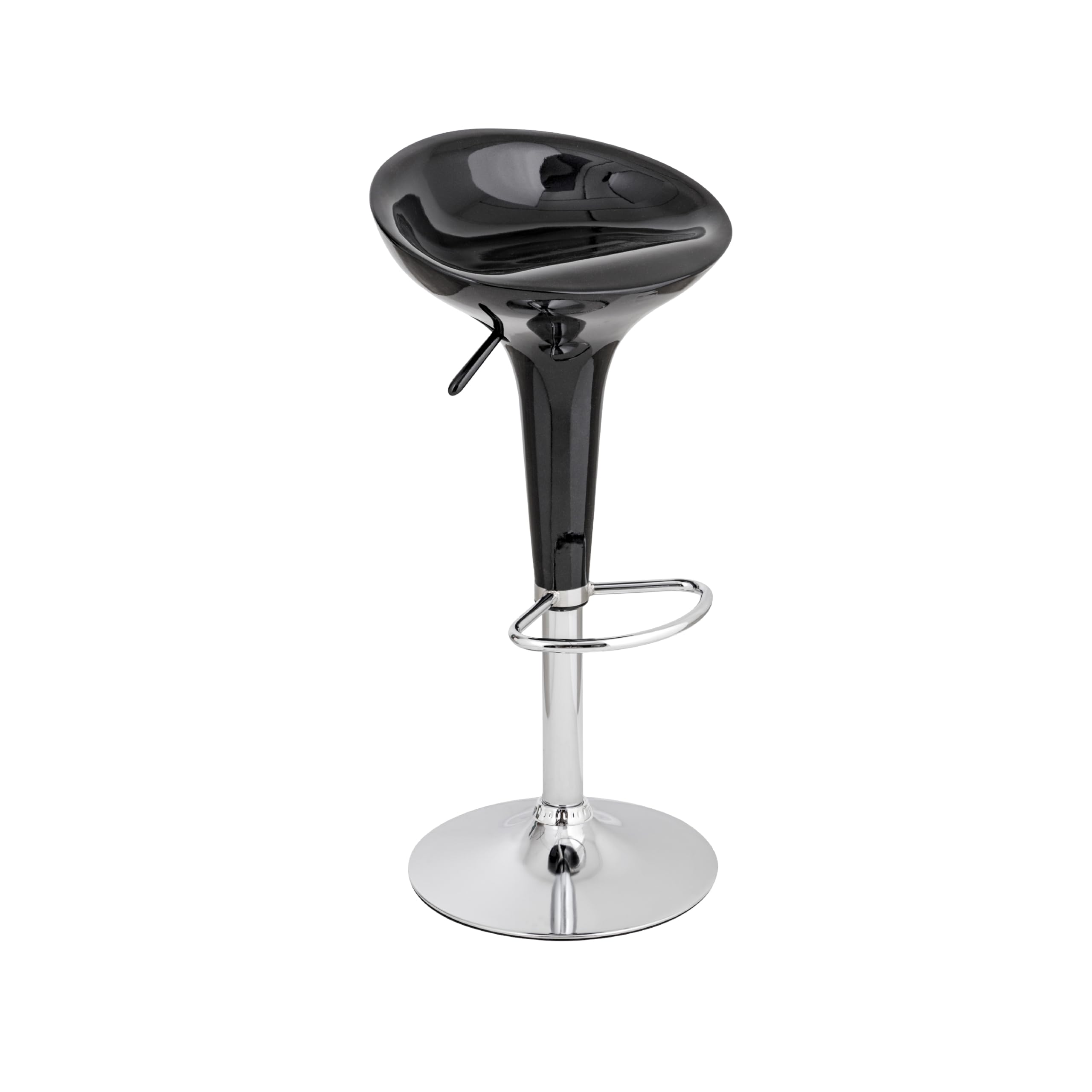 baroni-home-tabouret-de-bar-pivotant-r-glable-noir-59-79-cm image 1