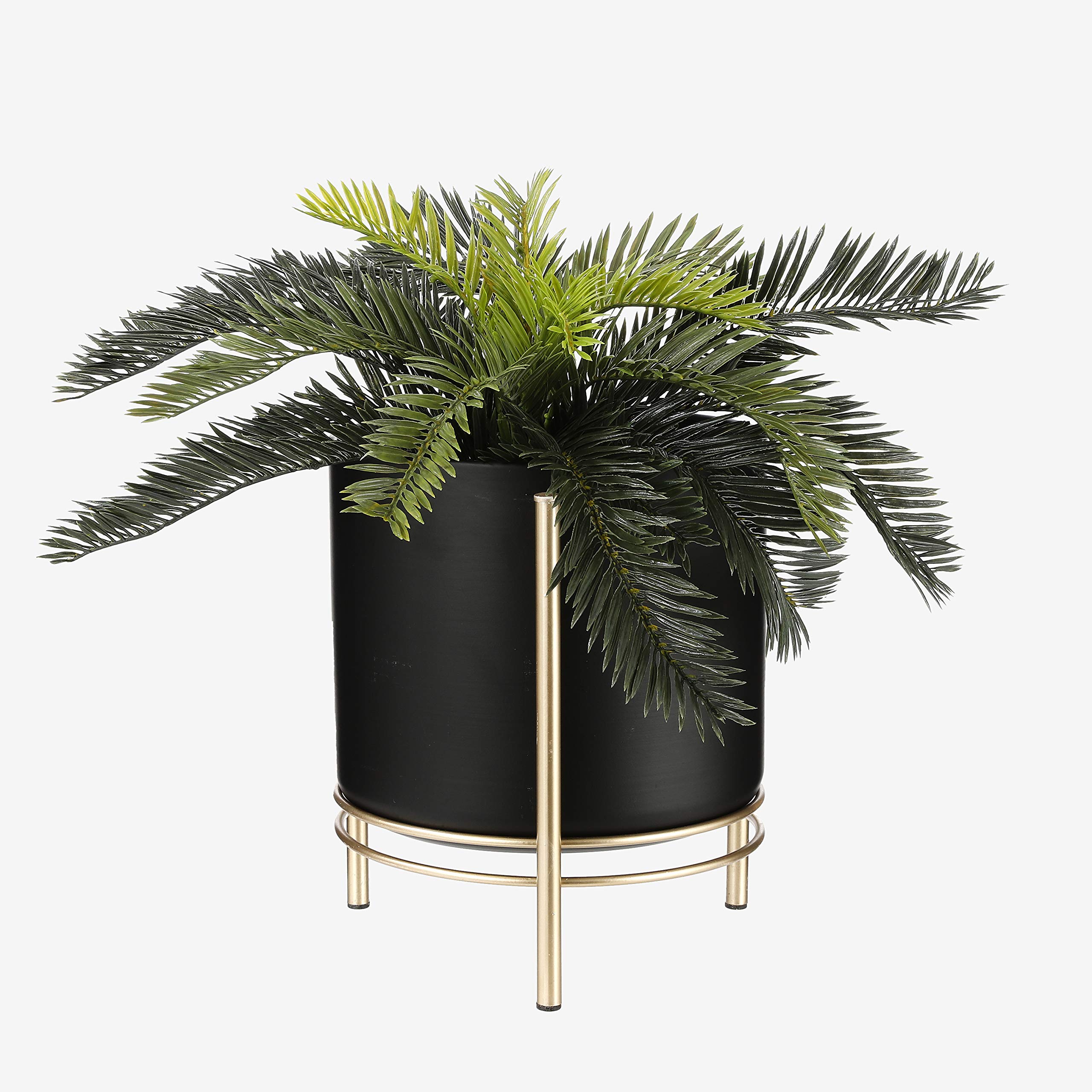 mica-decorations-sverre-pot-de-fleurs-sur-pied-noir-28-cm image 4
