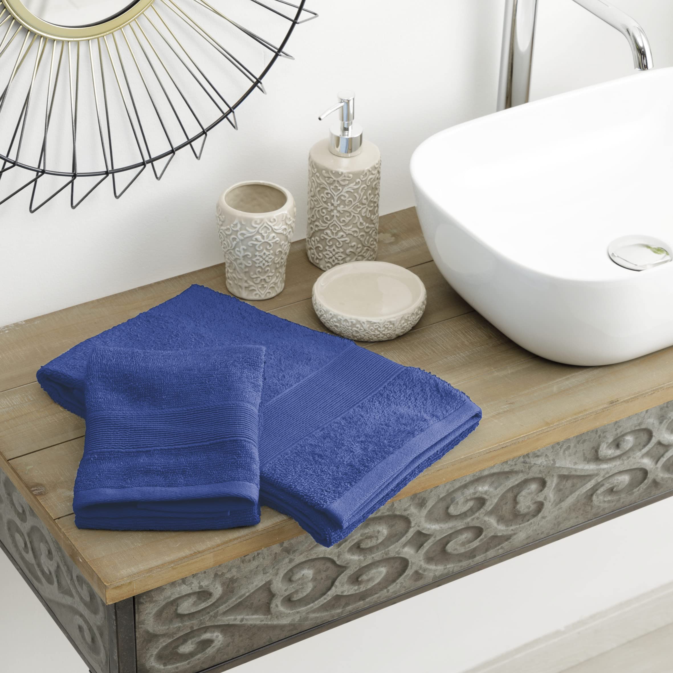 baroni-home-lot-2-serviettes-coton-bleu-clair-visage-invit image 5