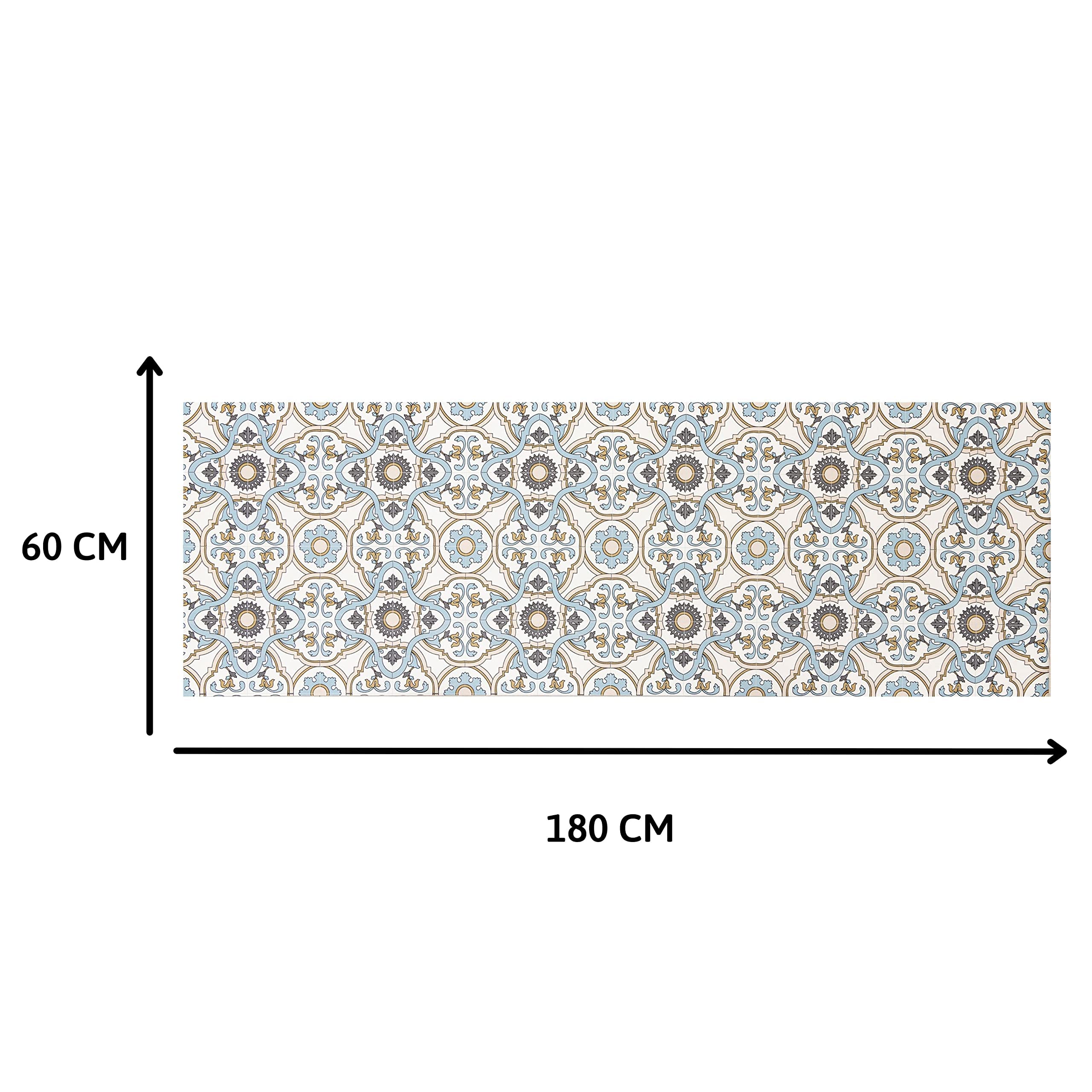 baroni-home-cucina-tapis-cuisine-pvc-180x60-avio-marron image 3