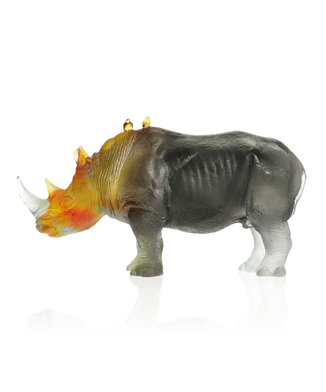 daum-rhinoc-ros-sculpture-ambre-gris-jean-fran-ois-leroy image 1