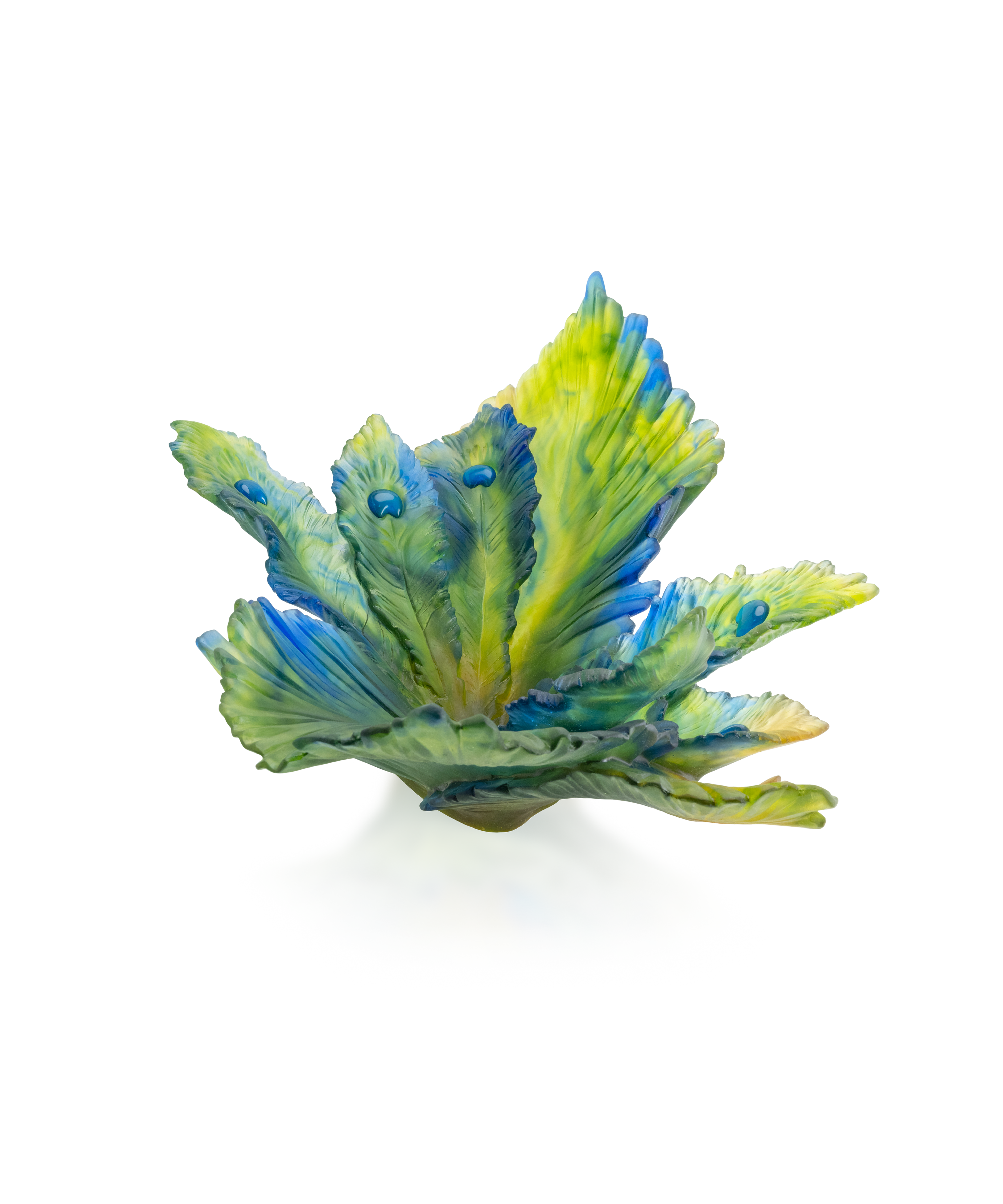 daum-fleur-de-paon-centre-de-table-cristal-99ex image 3