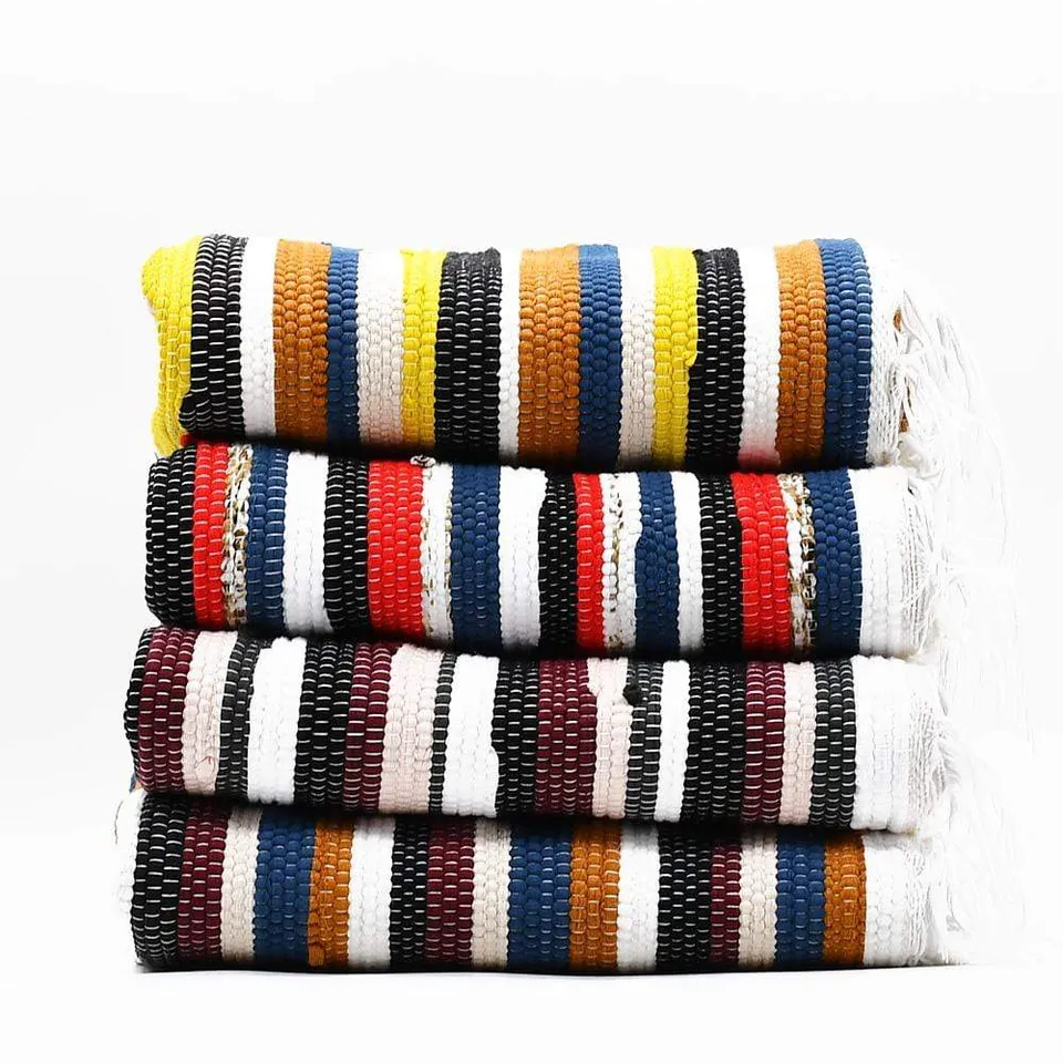 luisa-paix-o-tapis-coton-100x50-cm-jaune-recycl image 1
