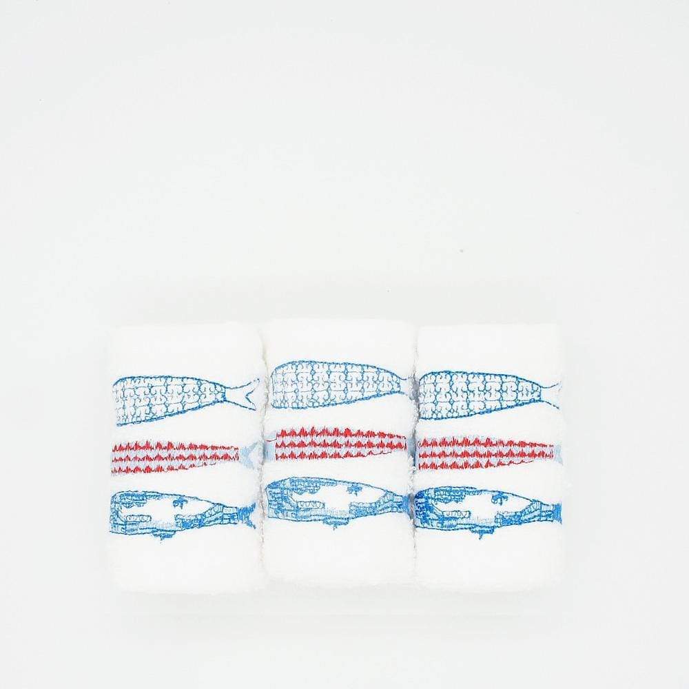 luisa-paix-o-sardine-lot-3-essuie-mains-brod-s-30x30cm image 1