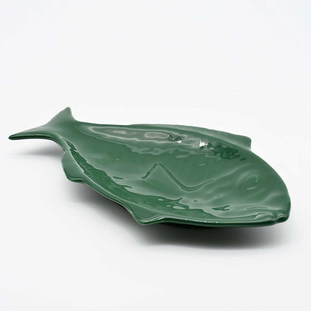 luisa-paix-o-plat-poisson-30cm-vert-en-c-ramique-fait-main image 3