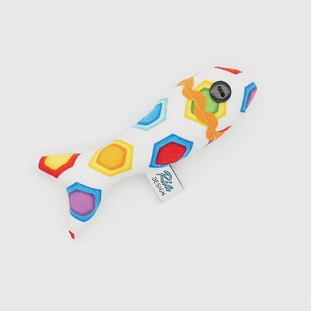 luisa-paix-o-sardinha-magnet-sardine-tissu-blanc-12-cm image 2