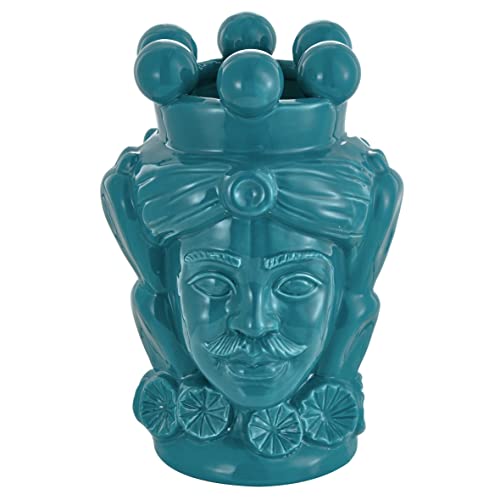 baroni-home-t-te-de-moro-vase-reine-turquoise-20-5-cm image 6