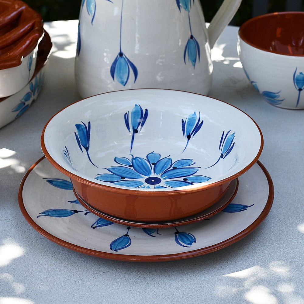 luisa-paix-o-vaisselle-saladier-terre-cuite-turquoise-19cm-fait-main image 5