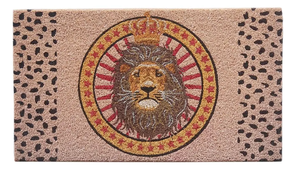 baroni-home-tessile-casa-paillasson-lion-70x40-cm-coco image 1