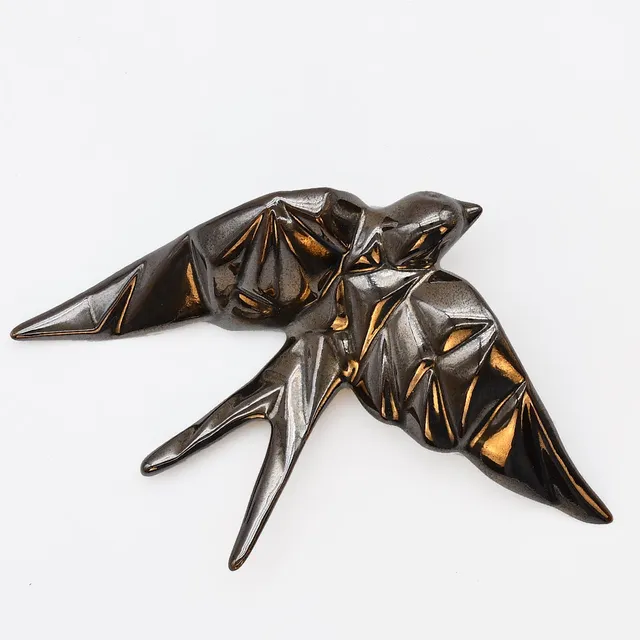 luisa-paix-o-hirondelle-c-ramique-bronze-d-co-murale-10-cm image 1