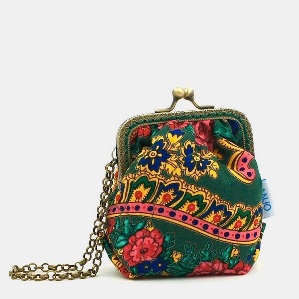 luisa-paix-o-minho-porte-monnaie-vert-tissu-fermoir-laiton image 2