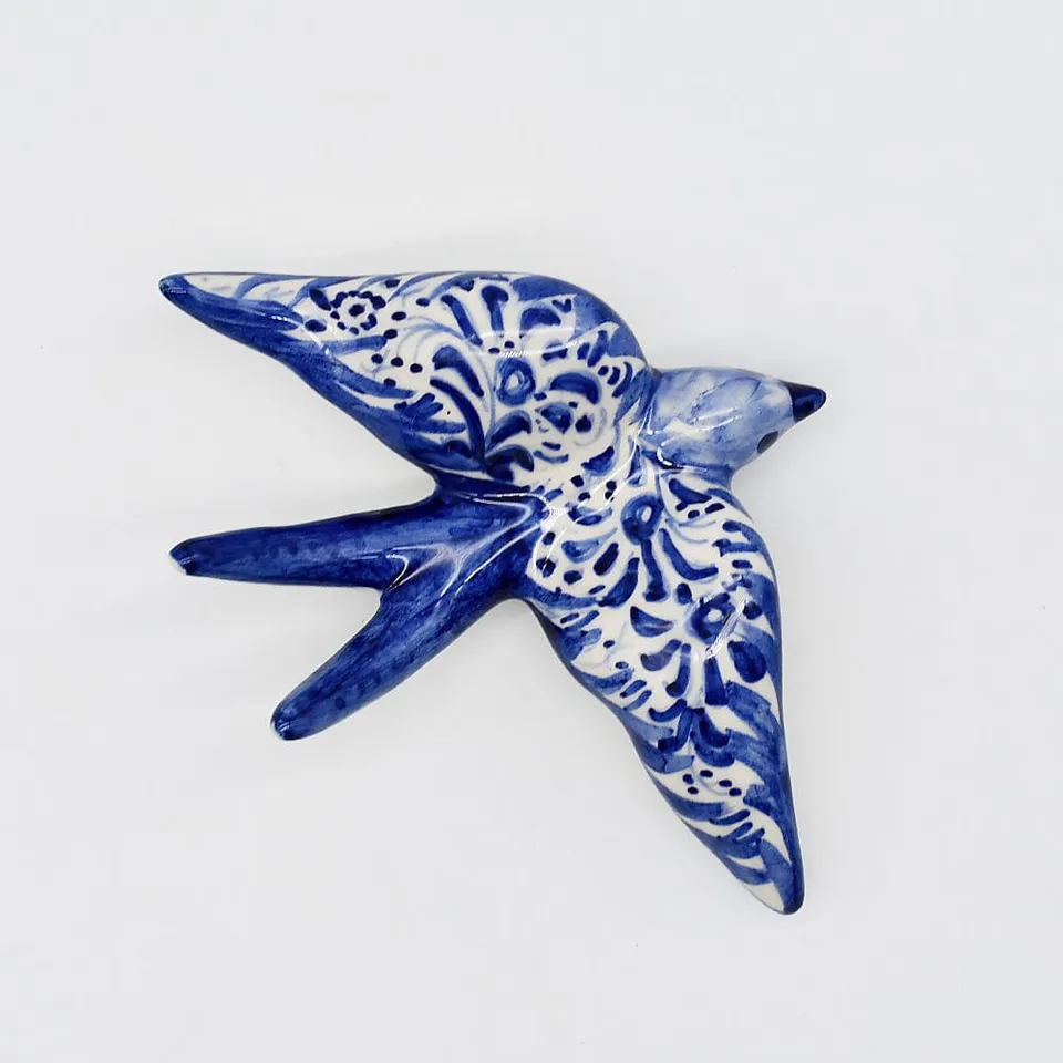 luisa-paix-o-hirondelle-c-ramique-coimbra-6x5-cm-bleu image 1