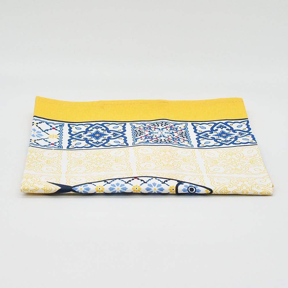 luisa-paix-o-sardinha-torchon-cuisine-coton-jaune-50x70 image 5