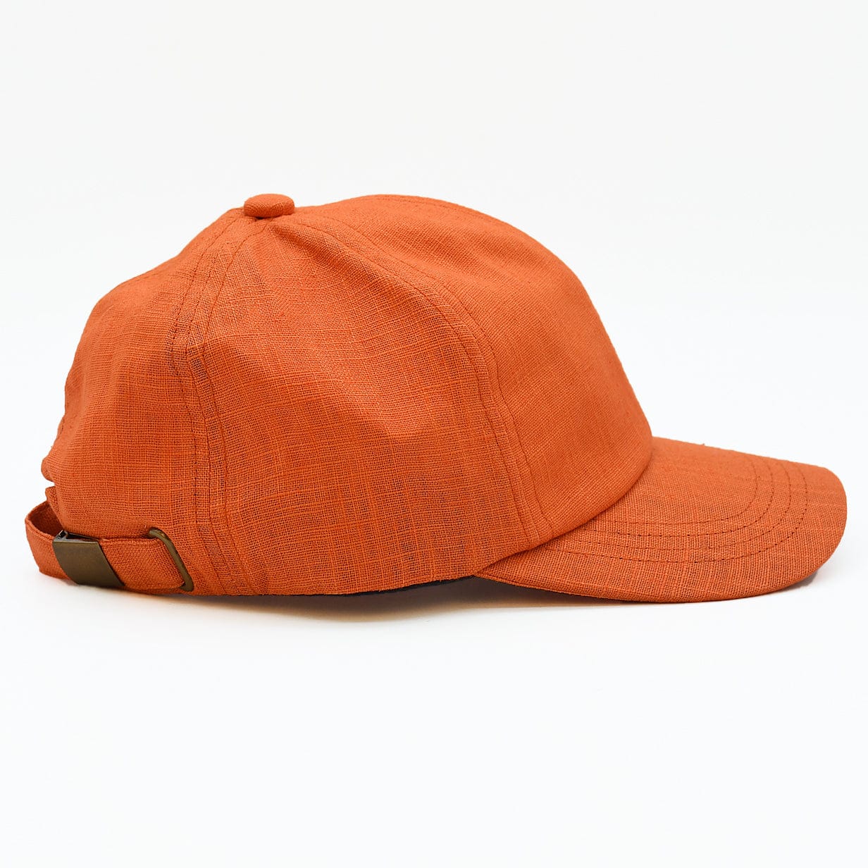 luisa-paix-o-casquette-en-lin-orange-taille-unique-100-lin image 5