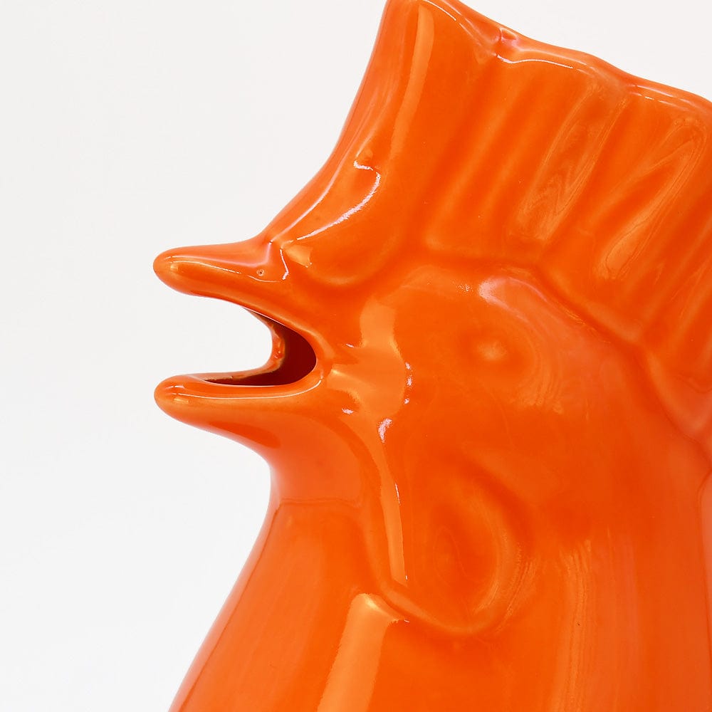 luisa-paix-o-vaisselle-portugaise-carafe-coq-c-ramique-orange-1l image 4