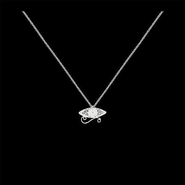 luisa-paix-o-olho-collier-argent-925-filigrane-oeil image 1