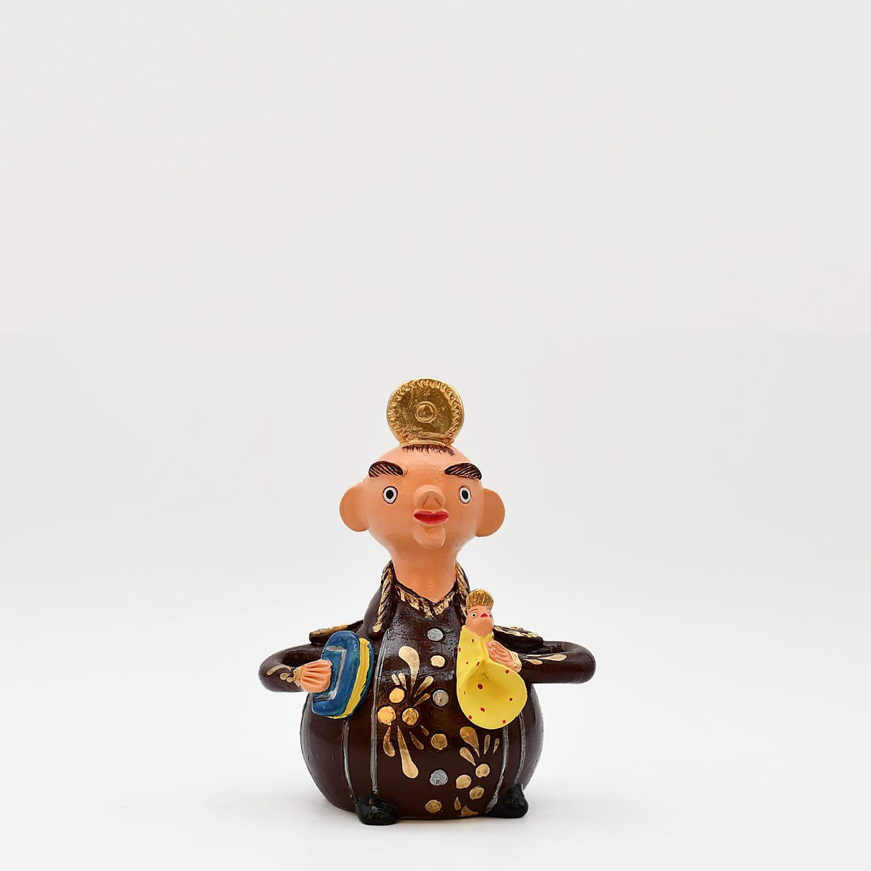 luisa-paix-o-s-o-antonio-17cm-statuette-c-ramique-artisanale image 1