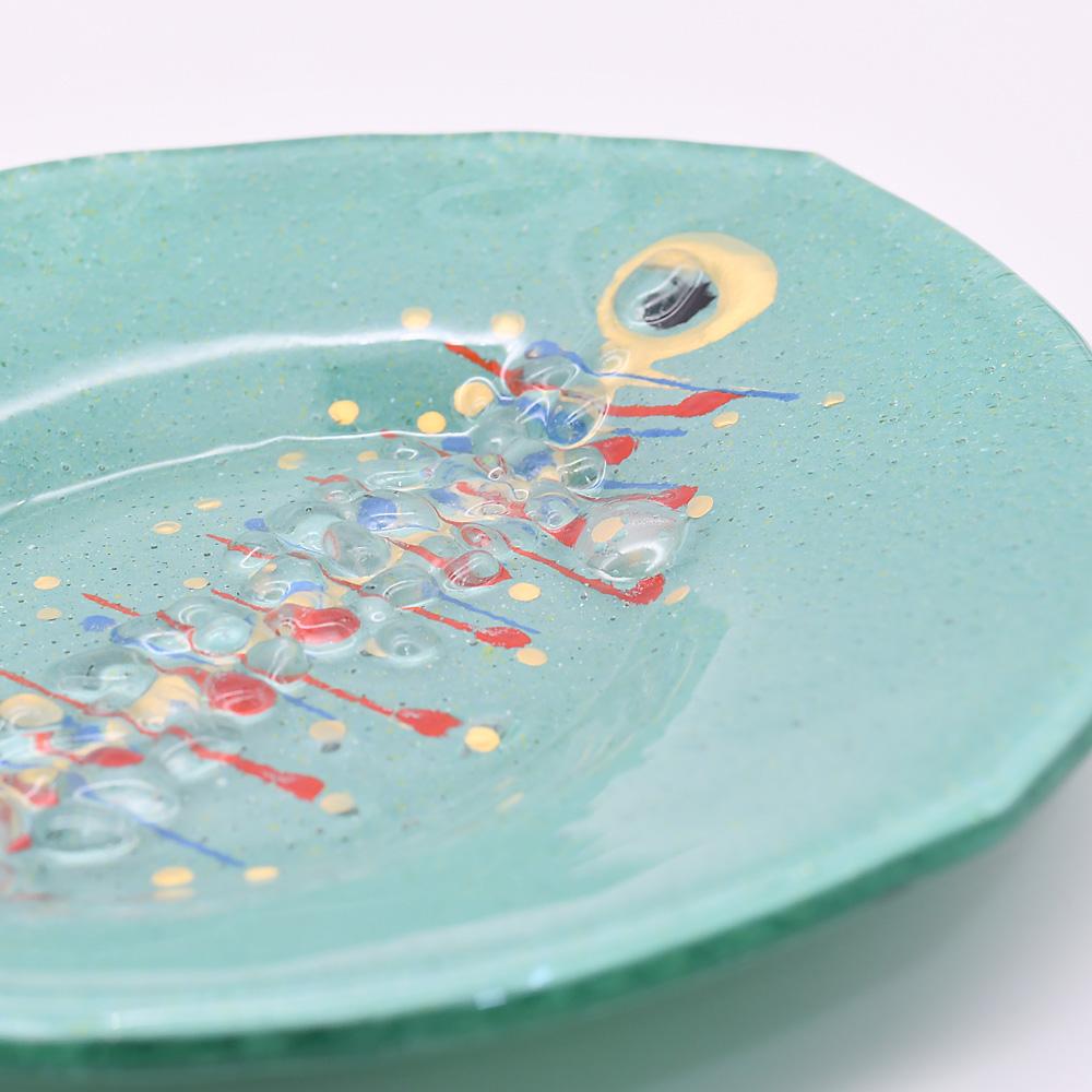 luisa-paix-o-marinha-grande-assiette-verre-19cm-verte image 5