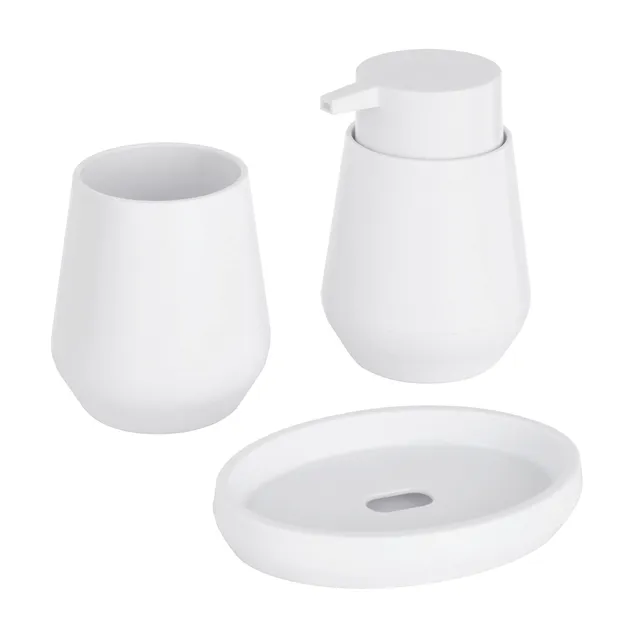 baroni-home-tutto-bagno-set-bain-3-pi-ces-blanc image 1
